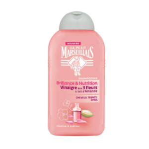 le petit marseillais shampooing vinaigre aux trois fleurs et lait d’amande 250ml